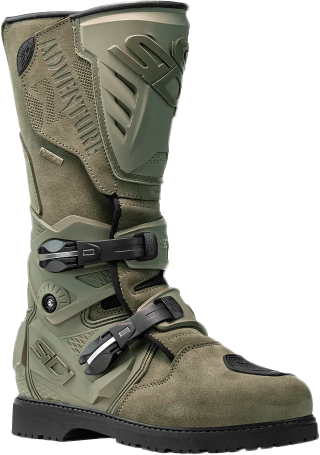 Sidi Adventure II GoreTex MC-støvler i brun utgave. - SafeMC